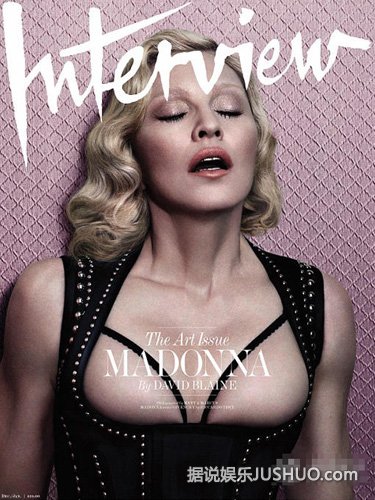 麦当娜拍大尺度性感写真 扮铁面人上演狂野诱惑