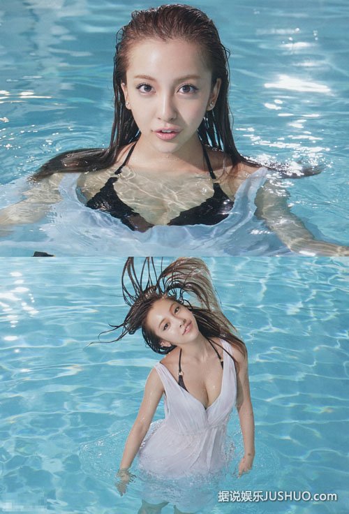 板野友美登杂志封面 兔女郎造型性感俏皮