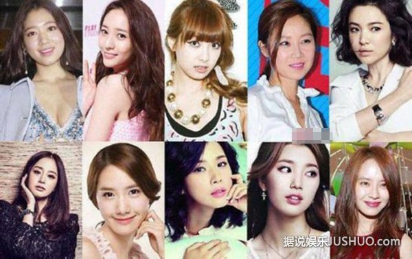 全智贤尹恩惠韩彩英 图揭韩国娱乐圈整容内幕