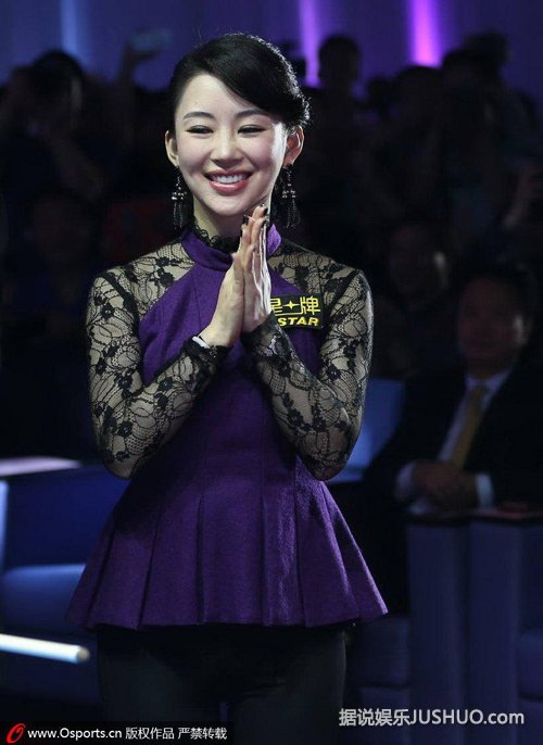 “九球天后”潘晓婷性感亮相开幕式 镂空蕾丝装遭偷瞄