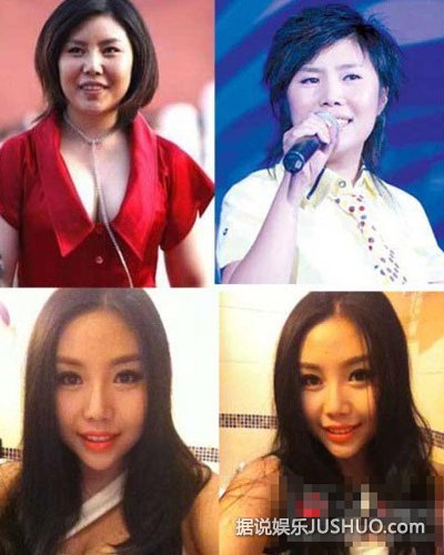 周笔畅整容前后对比照曝光 假小子1秒变宅男女神