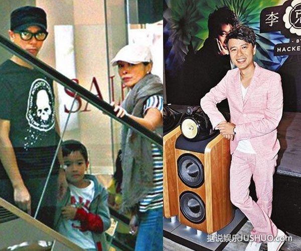 李克勤携两子外出过家庭日