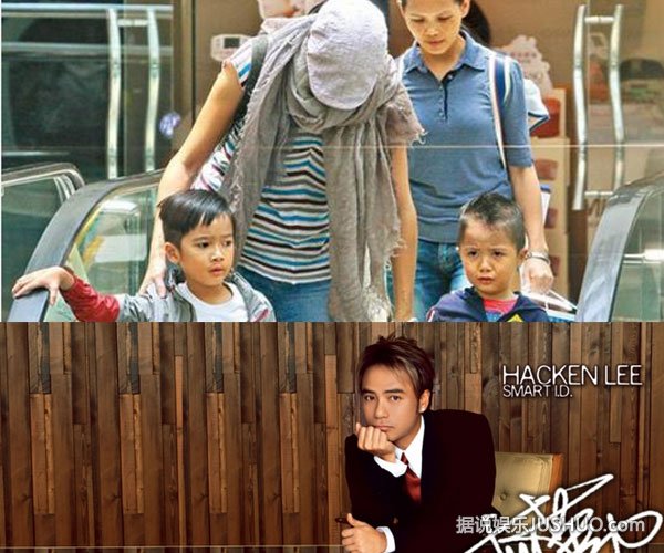 李克勤携两子外出过家庭日