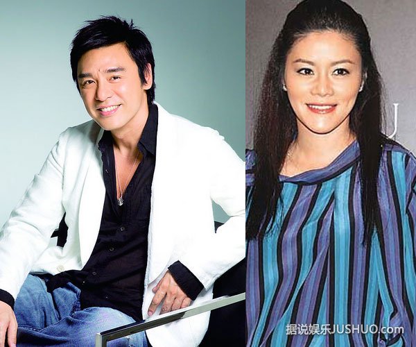 钟镇涛携子吃饭 比25岁儿子显年轻