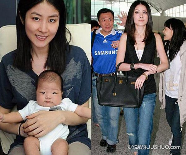 陈慧琳全家福 小儿子被指像女生