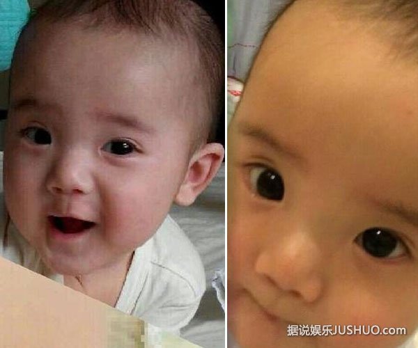 梁静茹再晒儿子超萌照 脚趾造型太抢镜