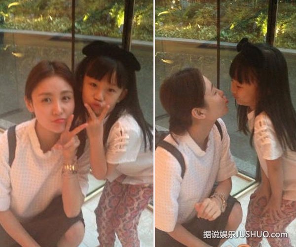 吴启华女儿庆生与小21岁前妻再聚