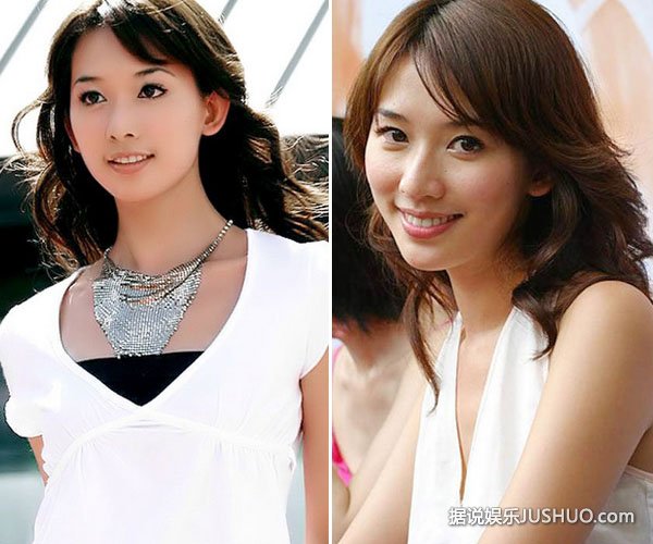 林志玲表情卖萌 嘟嘴吐舌显俏皮