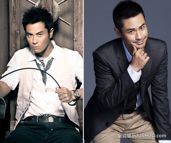 郑嘉颖夜店将丰满女推到墙上激吻