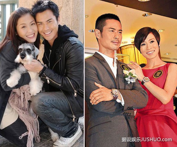 郑嘉颖夜店将丰满女推到墙上激吻