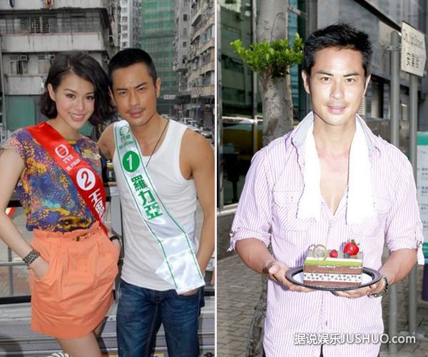 郑嘉颖夜店将丰满女推到墙上激吻