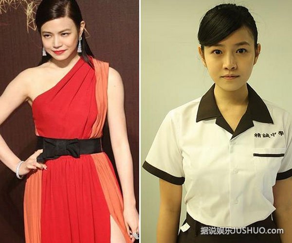 陈妍希着古装拍戏 下马车看见镜头露抬头纹