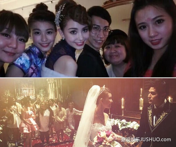 伴娘再曝周董太太昆凌梦幻婚纱照 伴娘再曝周董太太昆凌梦幻婚纱照