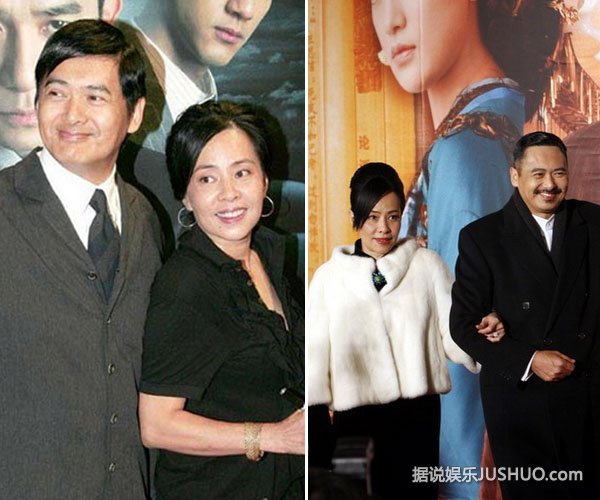 周润发携妻子参加庆功宴 夫妻恩爱举杯共饮