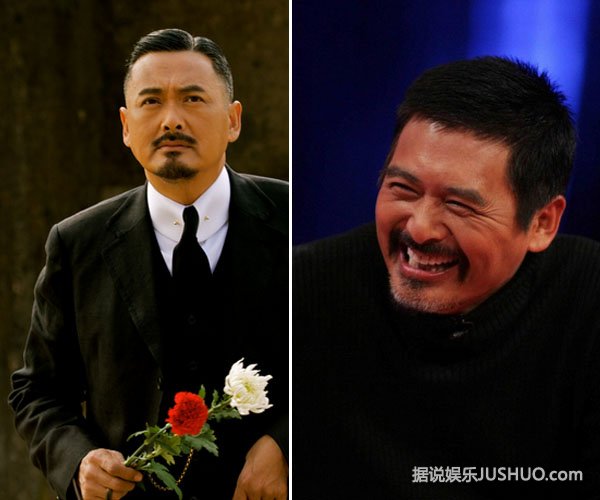 周润发携妻子参加庆功宴 夫妻恩爱举杯共饮