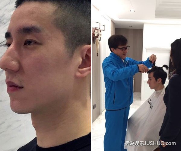 房祖名出狱后首发微博 成龙亲自为其剪发 房祖名出狱后首发微博 成龙亲自为其剪发