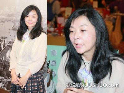 55岁素颜陈玉莲显老态 排斥美容不注重外表