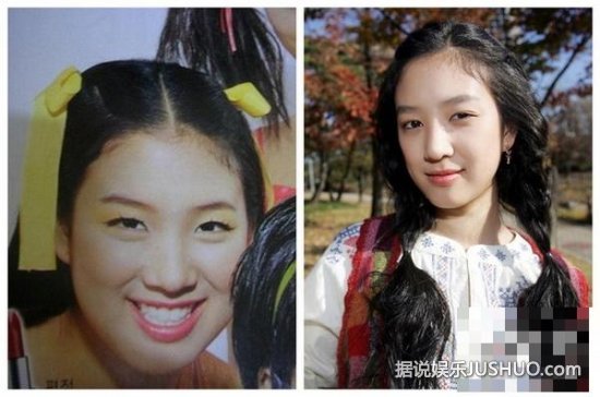 韩国女星整容变脸对比照 韩国女星整容变脸对比照