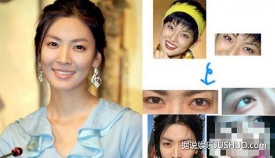 韩国女星整容变脸对比照 韩国女星整容变脸对比照