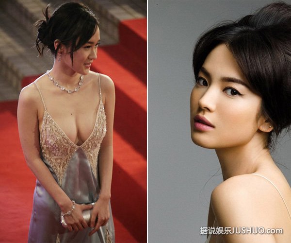 凭演激情戏尺度大而走红的女星