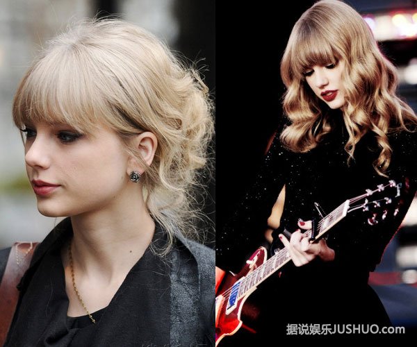 斯威夫特自曝丑照变钢牙妹 嘴部突出眼镜呆拙