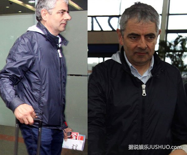 “憨豆先生”低调现身上海 表情高冷沉默