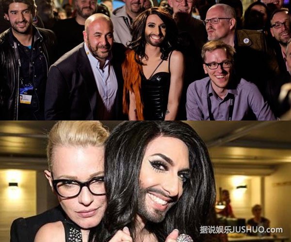 大胡子变性歌手引围观 淡定面对外界质疑