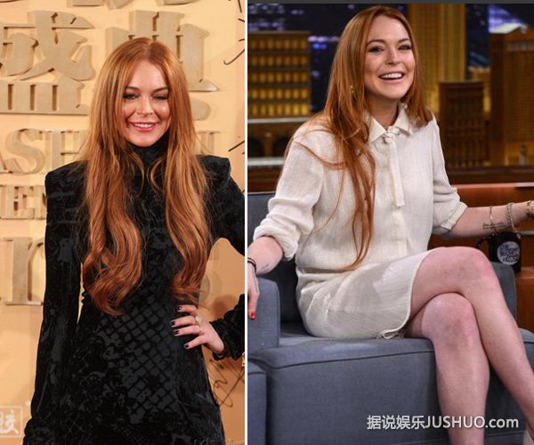 林赛·罗韩香肠嘴抢镜 疑似重整容 林赛·罗韩香肠嘴抢镜 疑似重整容