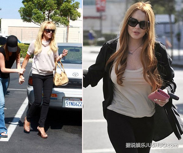 林赛·罗韩香肠嘴抢镜 疑似重整容 林赛·罗韩香肠嘴抢镜 疑似重整容