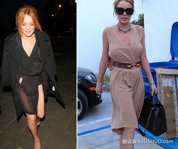 林赛·罗韩香肠嘴抢镜 疑似重整容 林赛·罗韩香肠嘴抢镜 疑似重整容