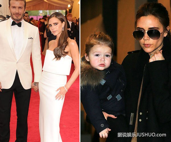 维多利亚晒童年照与女儿小七“神复刻” 维多利亚晒童年照与女儿小七“神复刻”