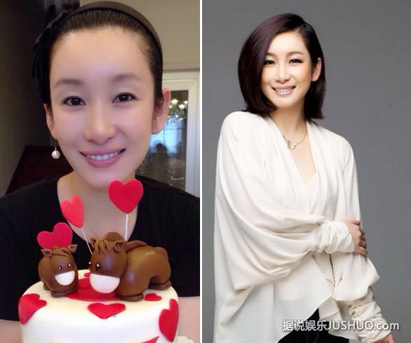 王新军抽烟躲远 恐伤及秦海璐