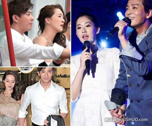 陈晓东与娇妻紧牵手着盛装搭地铁