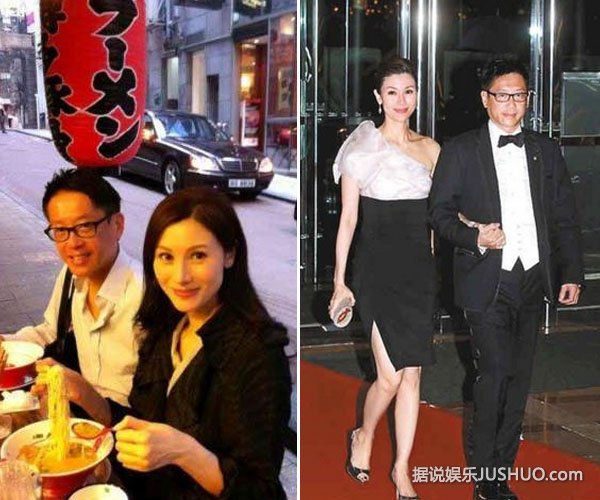 李嘉欣与老公合影秀恩爱酷帅十足