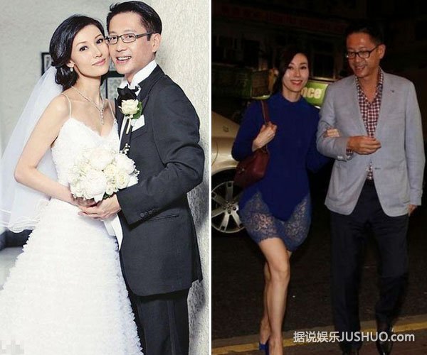 李嘉欣与老公合影秀恩爱酷帅十足