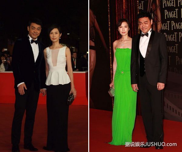 刘青云与老婆恩爱逛街 其领衔的圈中好丈夫