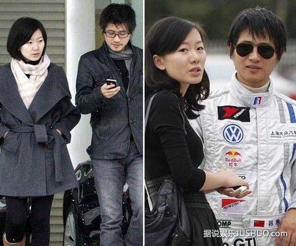 韩寒携娇妻金丽华低调现身演唱会