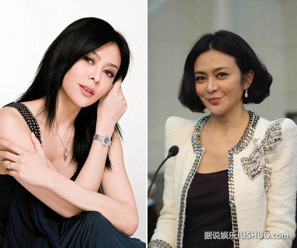 关之琳与富商男友陈泰铭浪漫用餐