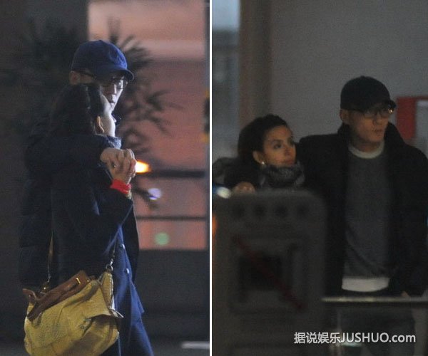 刘烨安娜机场勾肩搂背恩爱秀不停 刘烨安娜机场勾肩搂背恩爱秀不停