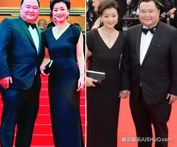 杨澜生活甜蜜获老公吴征当众亲吻