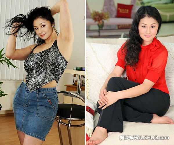 于月仙一袭黑皮衣显霸气 与老公合影秀恩爱