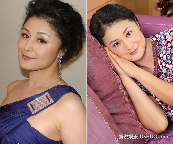 于月仙一袭黑皮衣显霸气 与老公合影秀恩爱