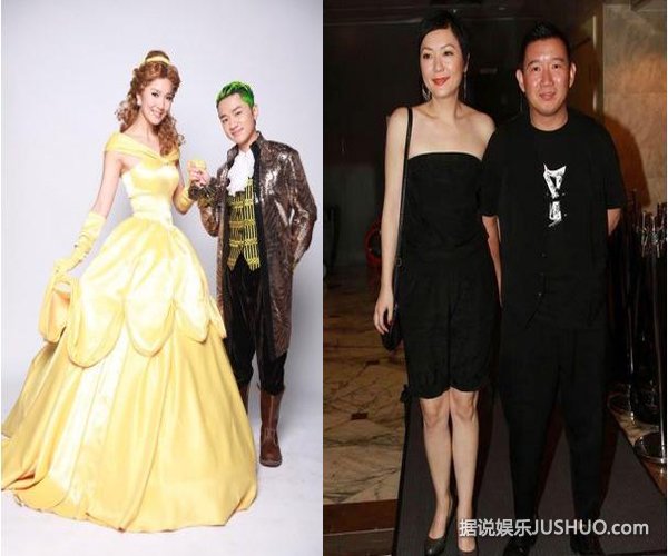 娱乐圈长腿美女配短腿男的明星