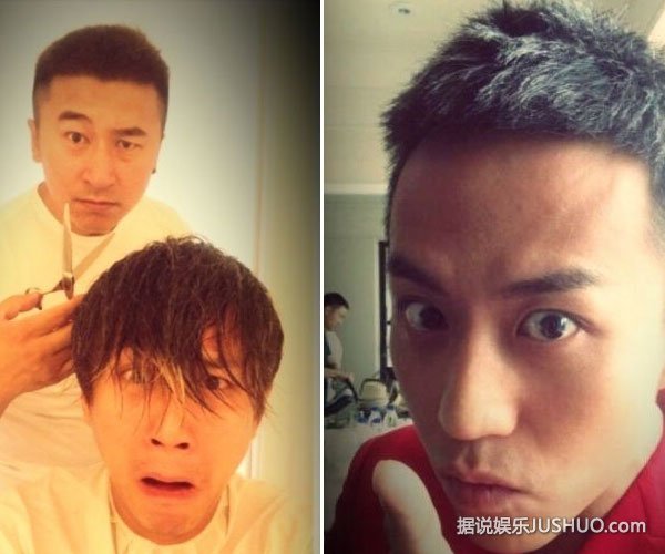 邓超曝新发型照片 称洗心革面从头做人