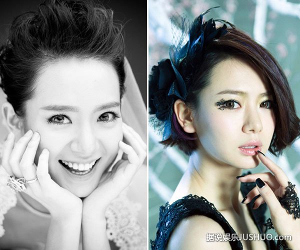 戚薇和李承铉韩服婚照首曝光 戚薇和李承铉韩服婚照首曝光