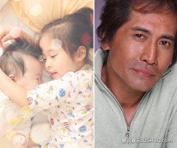 齐秦儿女的温馨萌照