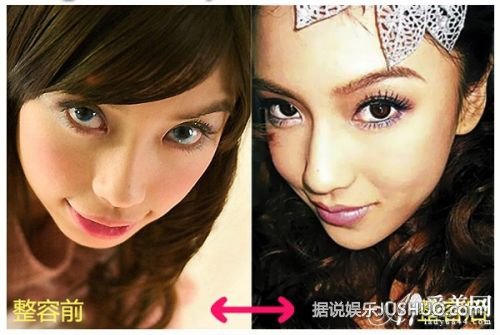 angelababy 整容前后对比照全曝光 黄晓明坚信：她没整容