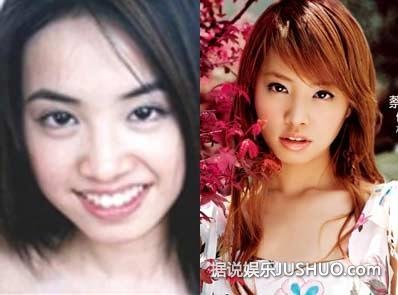 蔡依林整容前后对比照片曝光