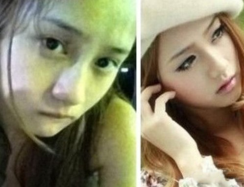 付梦妮整容前后 原来的大胖脸变尖脸了 付梦妮整容前后 原来的大胖脸变尖脸了