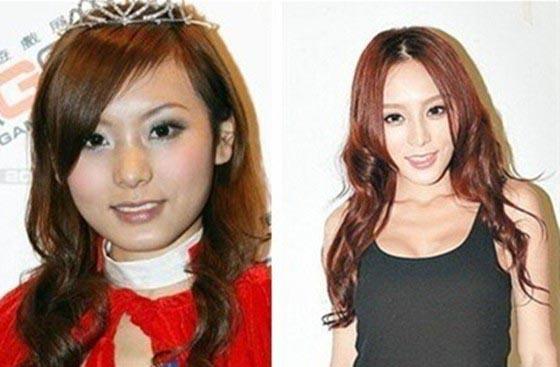 嫩模何佩瑜爆乳拍广告 何佩瑜承认整鼻隆胸割双眼皮